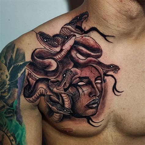 versace medusa tattoos|traditional medusa tattoo.